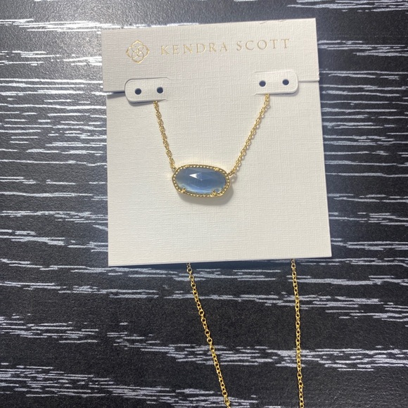 Kendra Scott Jewelry - Kendra Scott Gold Necklace with Blue Stone